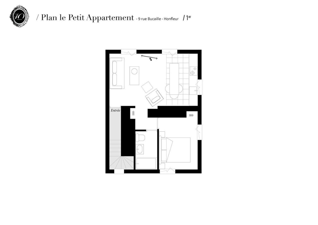 La Petite Adresse Du 10Honfleur Exterior foto